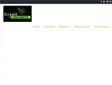 Tablet Screenshot of granitpaysagistes.com